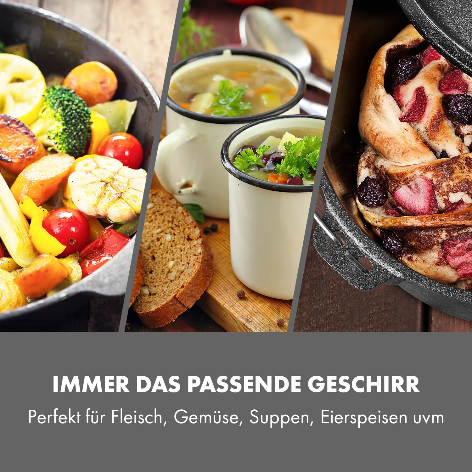 Hotrod 45 Dutch Oven BBQ-Topf 4,5 Qt / 4 Liter Gusseisen Schwarz 2 Hotrod 45 Dutch Oven BBQ-Topf 4,5 Qt / 4 Liter Gusseisen Schwarz – Bild 2