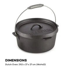 Hotrod 45 Dutch Oven BBQ-Topf 4,5 Qt / 4 Liter Gusseisen Schwarz 9 Hotrod 45 Dutch Oven BBQ-Topf 4,5 Qt / 4 Liter Gusseisen Schwarz -Al-ko-Shop 8600359300 11542 prod 004