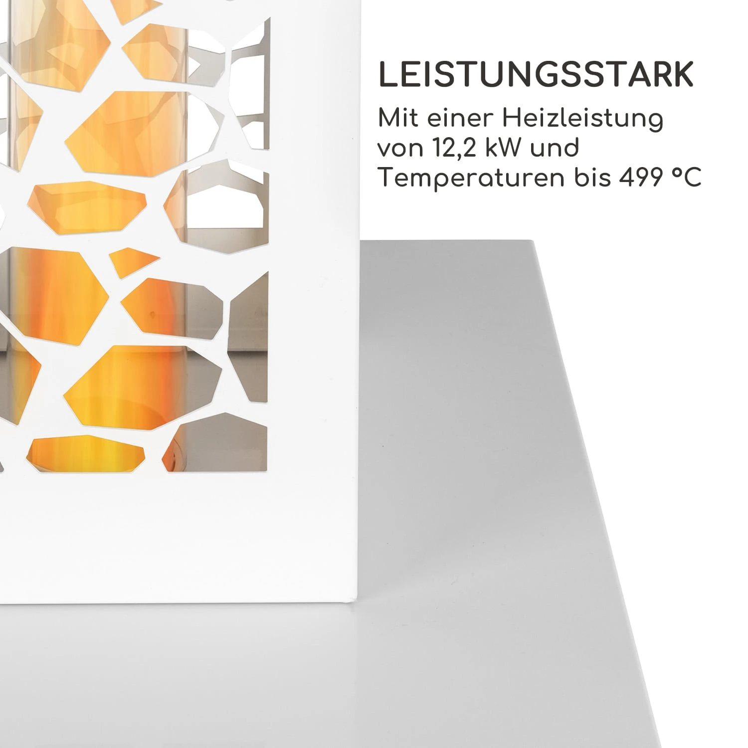 Heat Hunter Pellet-Terrassenheizer 12,2 KW Mobil Edelstahl – Bild 3