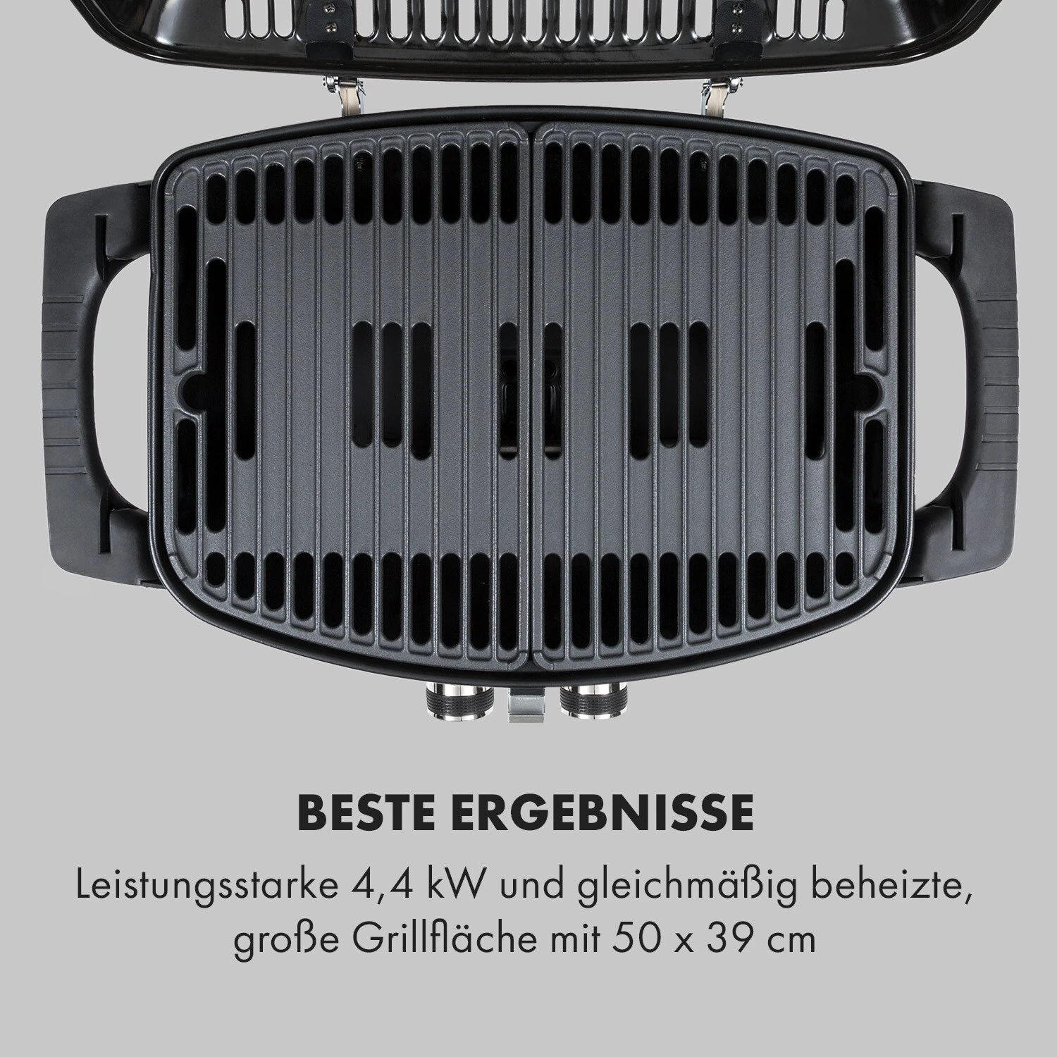 Parforce Duo 2 Gasgrill Brenner 4,4kW 15000BTU 300°C Schwarz – Bild 3