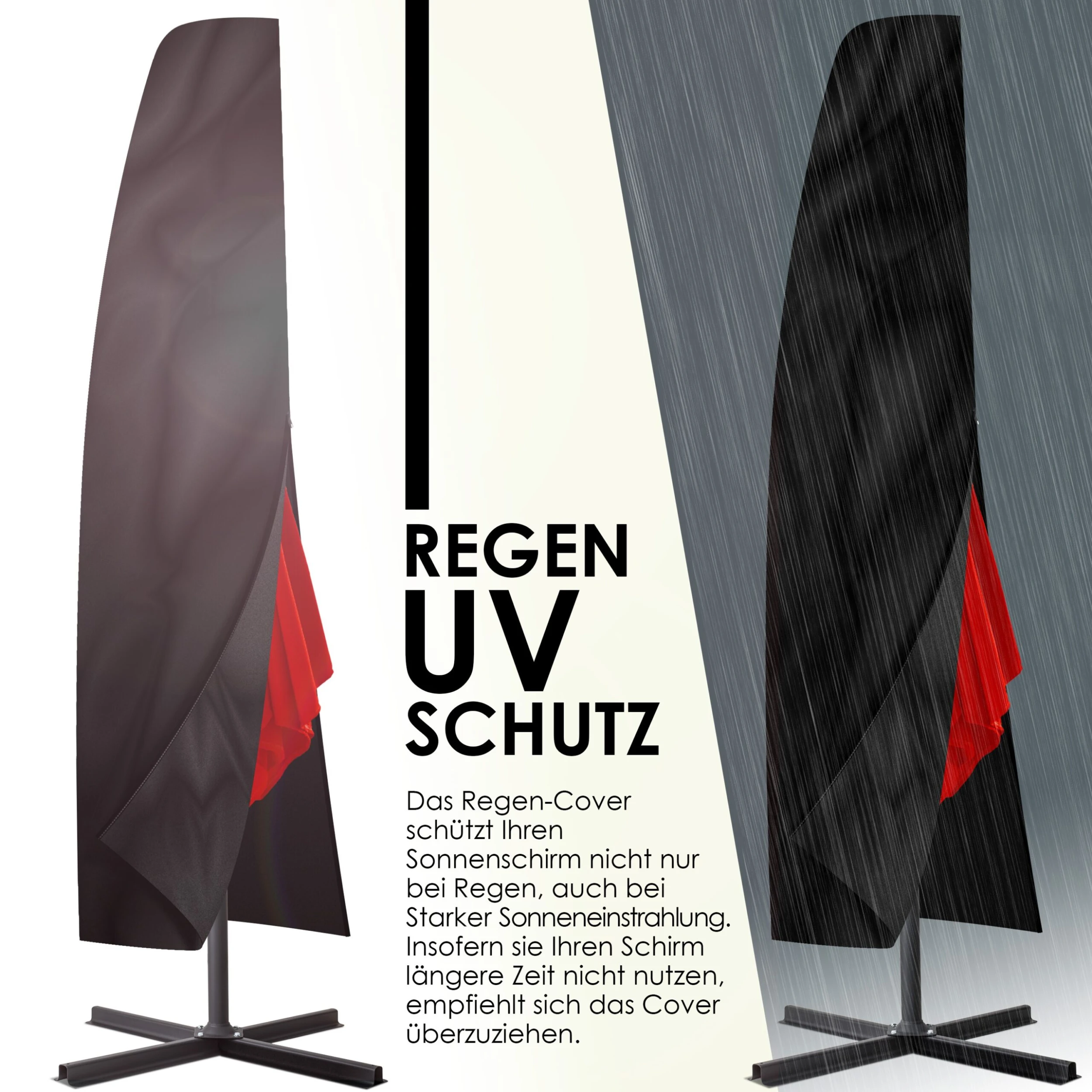KESSER® Schutzhülle Schirmhaube Abdeckung Sonnenschirm Schutzhülle Haube 3m Ø 3 KESSER® Schutzhülle Schirmhaube Abdeckung Sonnenschirm Schutzhülle Haube 3m Ø – Bild 3