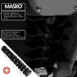 MASKO® - Elektro 2in1 Vertikutierer Rasenlüfter 1800 Watt 40cm Arbeitsbreite 55L Fangkorb Inkl. Lüfterwalze Lüfter Moosentferner, 5-stufige Arbeitstiefe Einstellbar , Höhenverstellbarer Holm 9 MASKO® - Elektro 2in1 Vertikutierer Rasenlüfter 1800 Watt 40cm Arbeitsbreite 55L Fangkorb Inkl. Lüfterwalze Lüfter Moosentferner, 5-stufige Arbeitstiefe Einstellbar , Höhenverstellbarer Holm -Al-ko-Shop 8600364700 21805 prod 004
