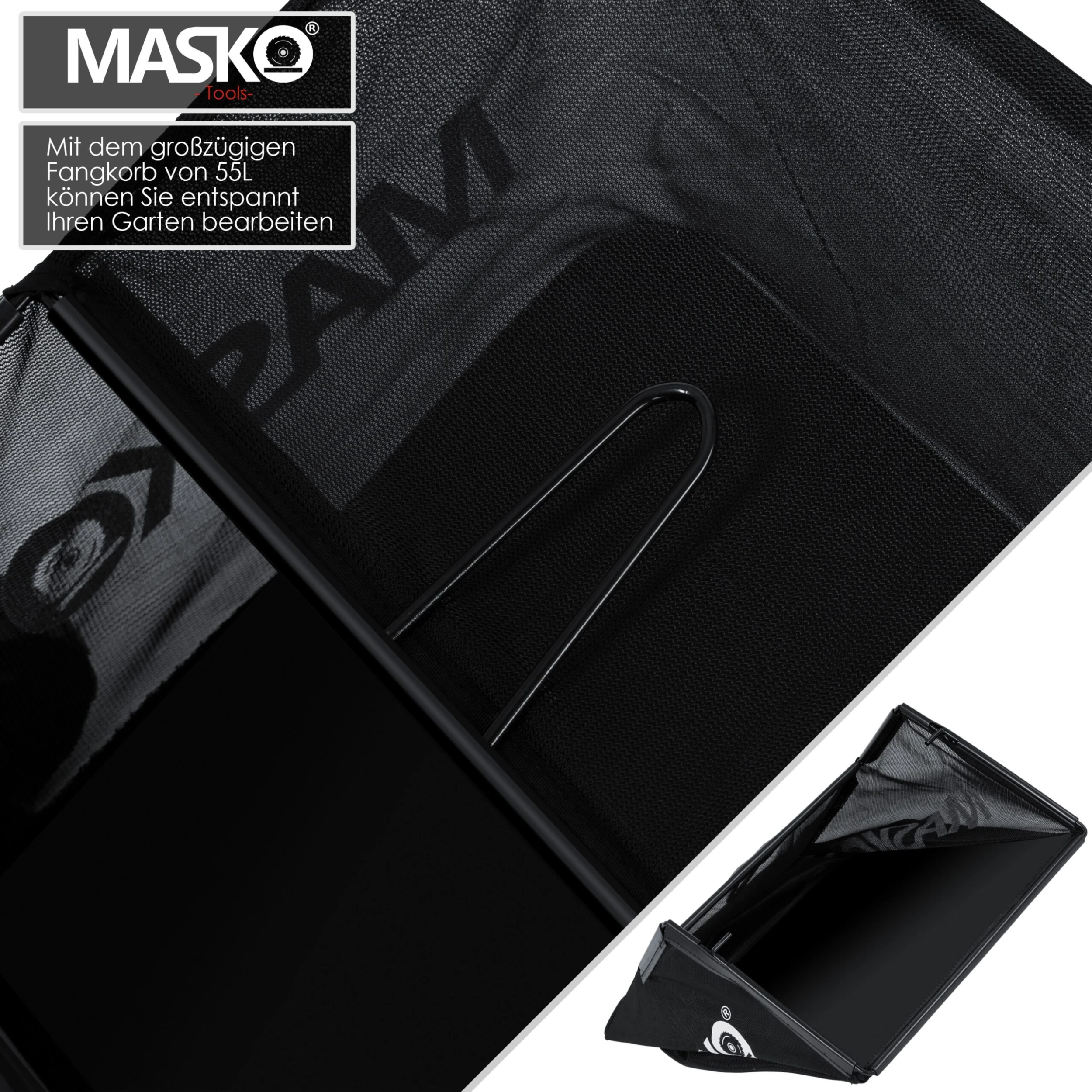 MASKO® - Elektro 2in1 Vertikutierer Rasenlüfter 1800 Watt 40cm Arbeitsbreite 55L Fangkorb Inkl. Lüfterwalze Lüfter Moosentferner, 5-stufige Arbeitstiefe Einstellbar , Höhenverstellbarer Holm 5 MASKO® - Elektro 2in1 Vertikutierer Rasenlüfter 1800 Watt 40cm Arbeitsbreite 55L Fangkorb Inkl. Lüfterwalze Lüfter Moosentferner, 5-stufige Arbeitstiefe Einstellbar , Höhenverstellbarer Holm – Bild 5