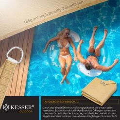 KESSER® Sonnensegel Sonnenschutz Windschutz | HDPE Gewebe | Wasserabweisend & Windabweisend | Dreieck | 5-Fach Quer Vernäht Robust & Stabil Schattenspender Garten Balkon Terrasse -Al-ko-Shop 8600364700 23593 prod 006